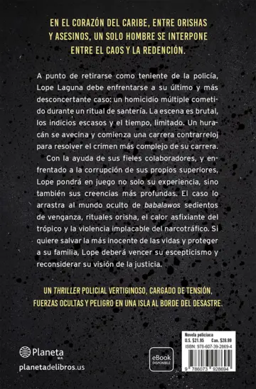 Contraportada Misa de coronación (Spanish Edition)