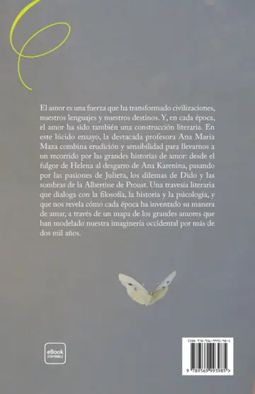 Contraportada El amor en la literatura
