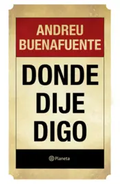 Portada Donde dije digo