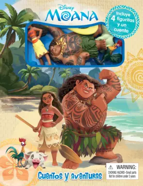 Portada Disney Moana. Cuentos y aventuras