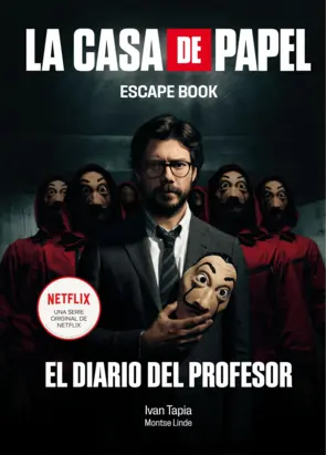 Portada La casa de papel. Escape book