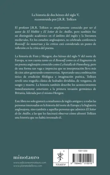 Contraportada Finn y Hengest