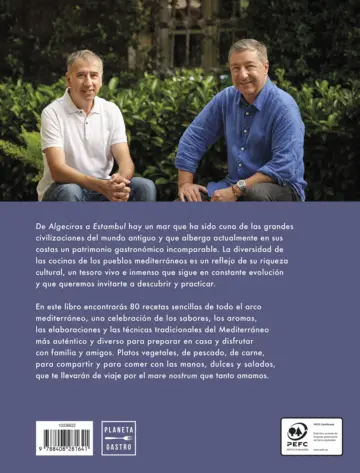 Contraportada Cocinar el mediterráneo