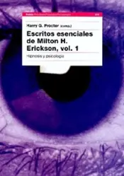 Portada Escritos esenciales de Milton H. Erickson  I