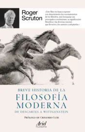 Portada Breve historia de la filosofía moderna