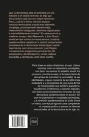 Miniatura contraportada La condición posdemocrática en Chile