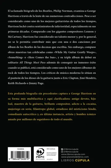 Contraportada George Harrison