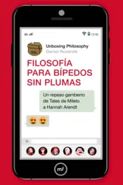 Portada Filosofía para bípedos sin plumas