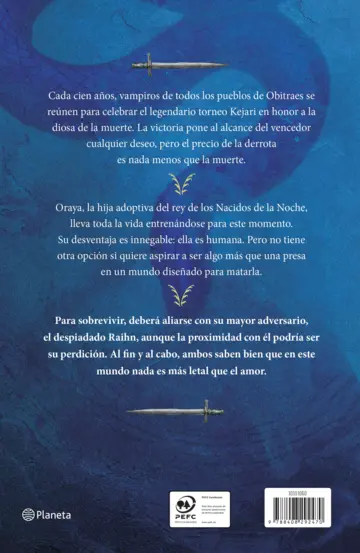 Contraportada La serpiente y las alas de la noche