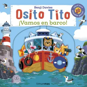 Portada Osito Tito. ¡Vamos en barco!
