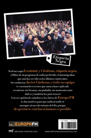 Contraportada Levántate y Cárdenas