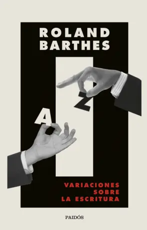 Portada Variaciones sobre la escritura