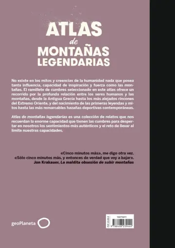 Contraportada Atlas de montañas legendarias