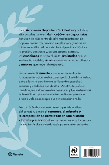 Contraportada Los 15 de Fosbury (Edición especial firmada)