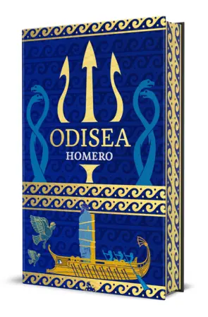 Portada Odisea. Edición limitada con cantos decorados