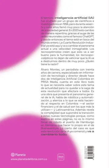 Contraportada Inteligencia artificial: la revolución que cambiará todo