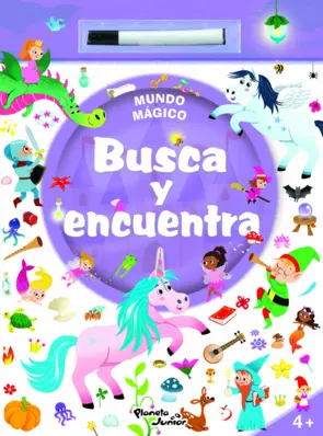 Portada Busca y encuentra. Mundo Mágico