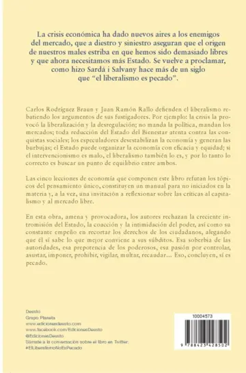 Contraportada El liberalismo no es pecado