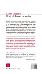 Miniatura contraportada El hijo de las dos memorias