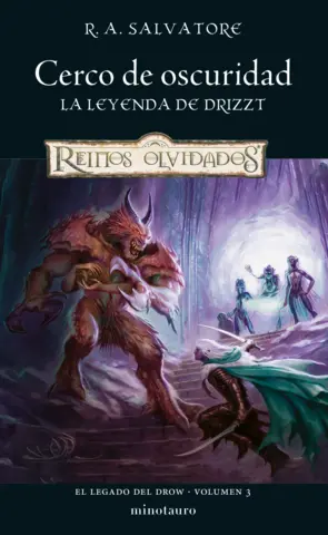 Portada El Legado del Drow nº 03/04 Cerco de oscuridad