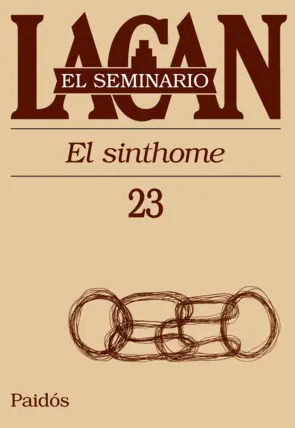 Portada El seminario XXIII. El sinthome
