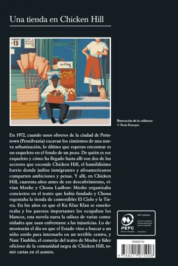 Contraportada Una tienda en Chicken Hill