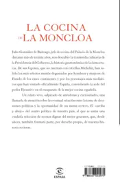 Miniatura contraportada La cocina de la Moncloa