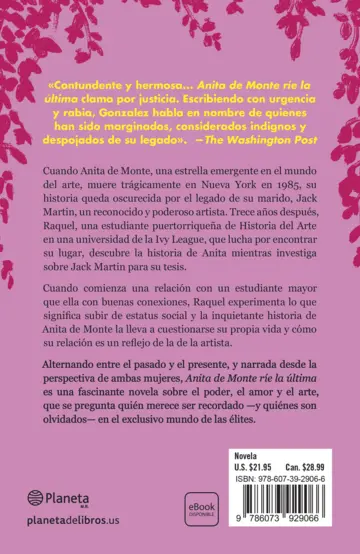 Contraportada Anita de Monte ríe la última (Spanish Edition)