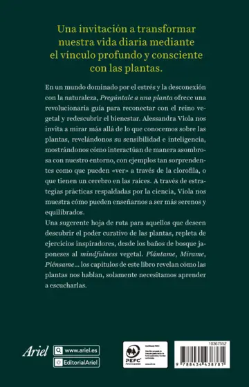 Contraportada Pregúntale a una planta