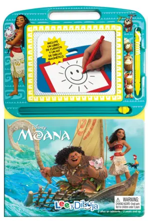 Portada Disney Moana. Series de aprendizaje