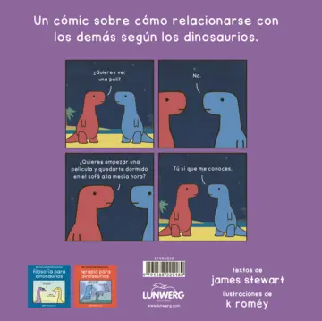 Contraportada Amistad para dinosaurios