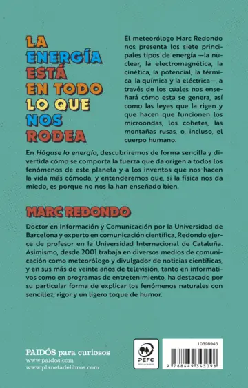 Contraportada Hágase la energía