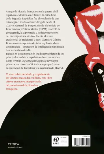 Contraportada Cómo terminó la guerra civil española
