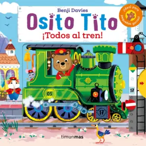 Portada Osito Tito. ¡Todos al tren!