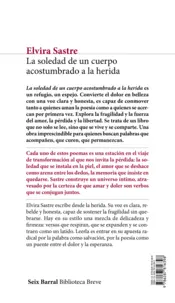 Miniatura contraportada La soledad de un cuerpo acostumbrado a la herida