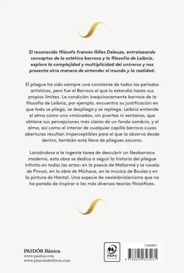 Contraportada El pliegue