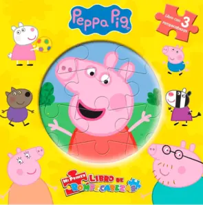 Portada Peppa Pig Mi primer libro de rompecabezas