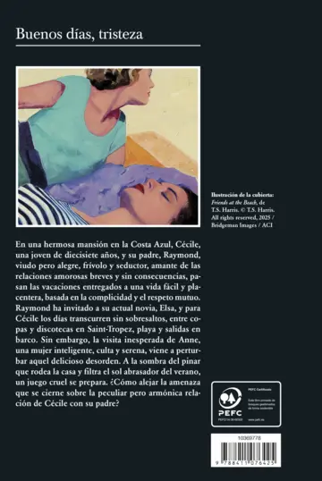 Contraportada Buenos días, tristeza