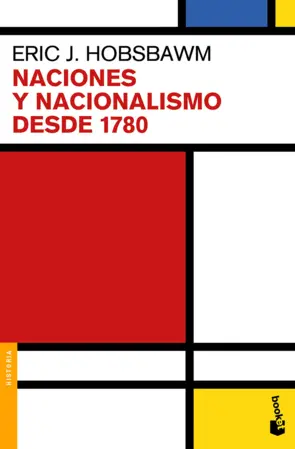 Portada Naciones y nacionalismo desde 1780