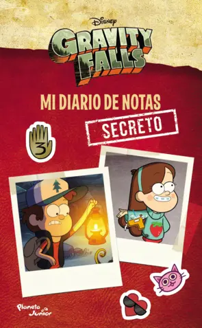 Portada Gravity Falls. Mi diario de notas secreto