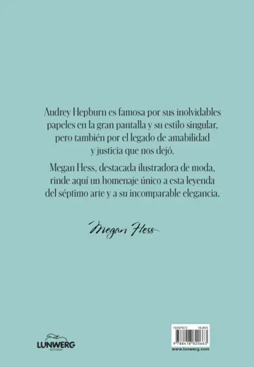 Contraportada Audrey Hepburn. Elegancia natural