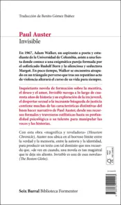 Miniatura contraportada Invisible