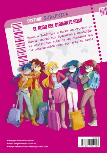 Contraportada El robo del diamante rosa