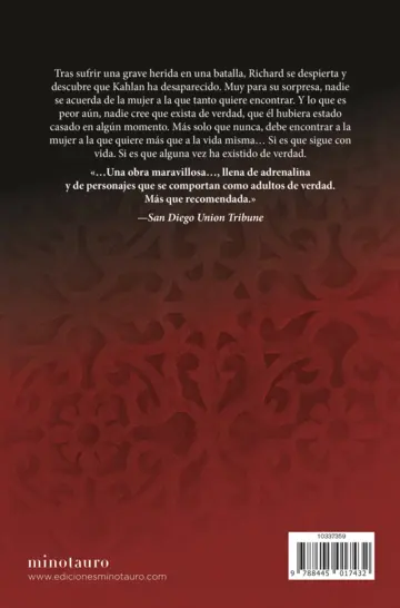 Contraportada La Espada de la Verdad nº 09/17 Cadena de Fuego