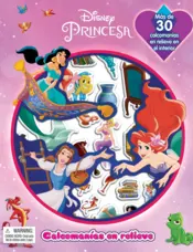 Portada Disney Princesa Calcomanías en relieve