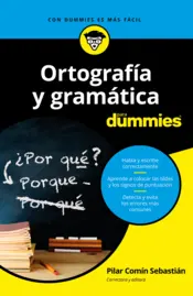 Portada Ortografía y gramática para dummies