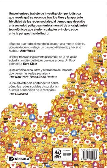 Contraportada Las redes del caos