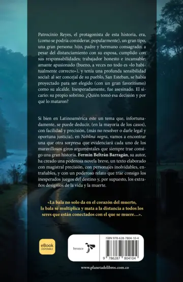 Contraportada Neblina negra