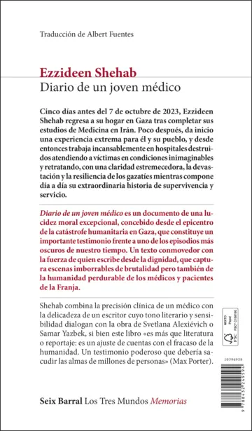 Contraportada Diario de un joven médico