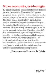 Portada No es economía, es ideología